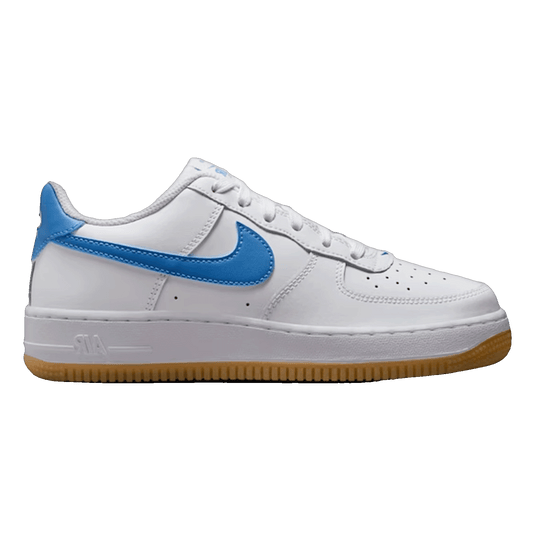 Nike Air Force 1 Low White Gum Light Brown Blue Beyond (GS)