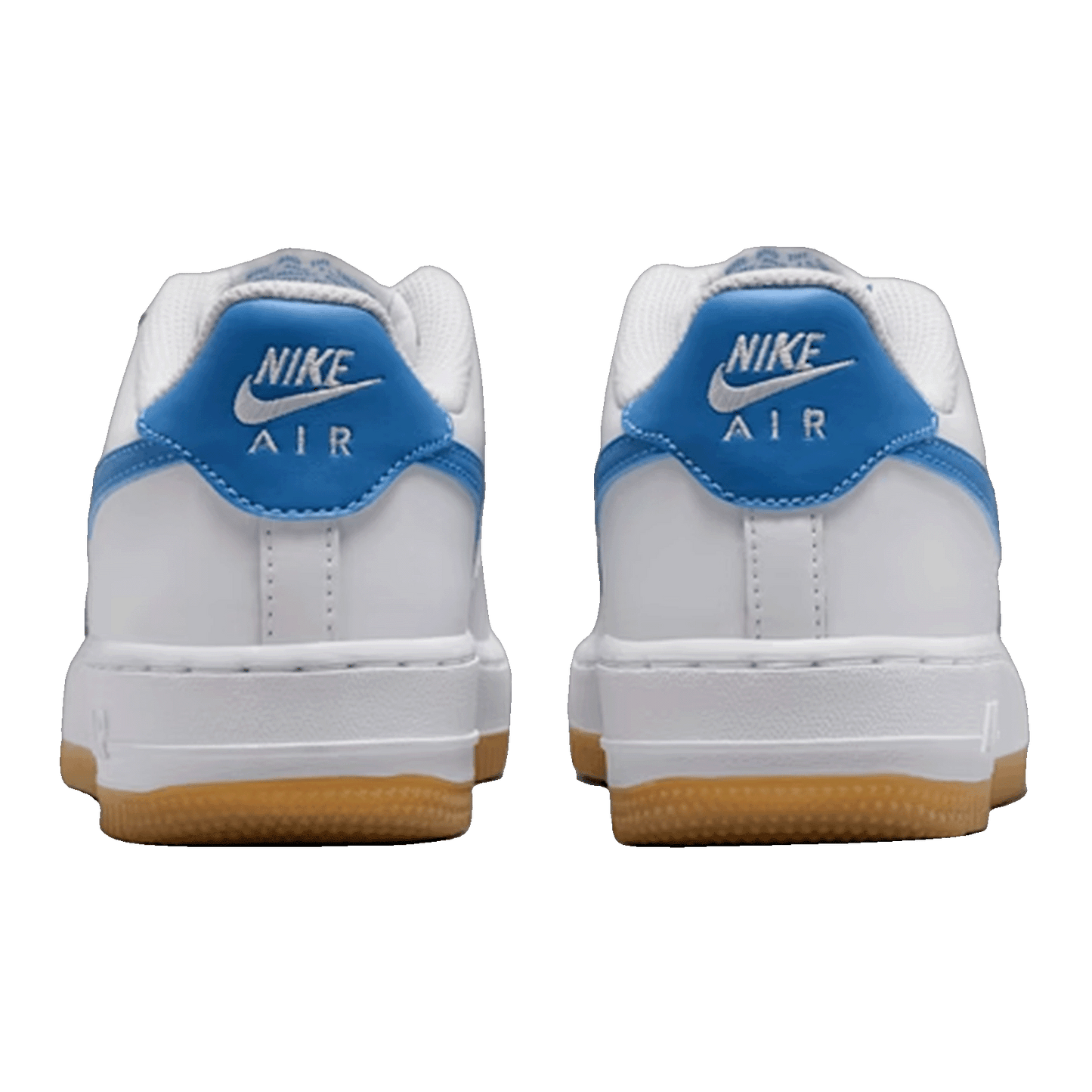 Nike Air Force 1 Low White Gum Light Brown Blue Beyond (GS) Back