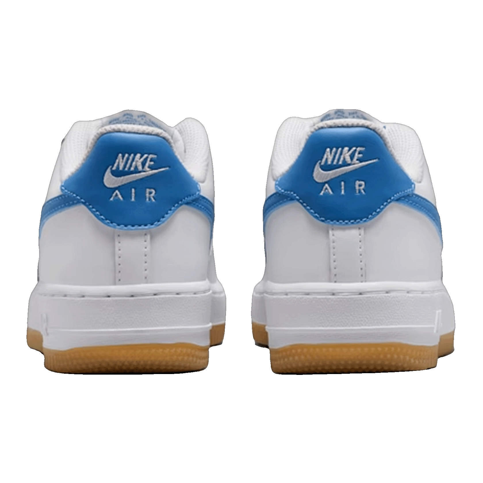 Nike Air Force 1 Low White Gum Light Brown Blue Beyond (GS) Back