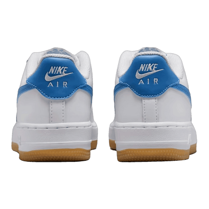 Nike Air Force 1 Low White Gum Light Brown Blue Beyond (GS) Back