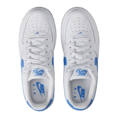Nike Air Force 1 Low White Gum Light Brown Blue Beyond (GS) Oben