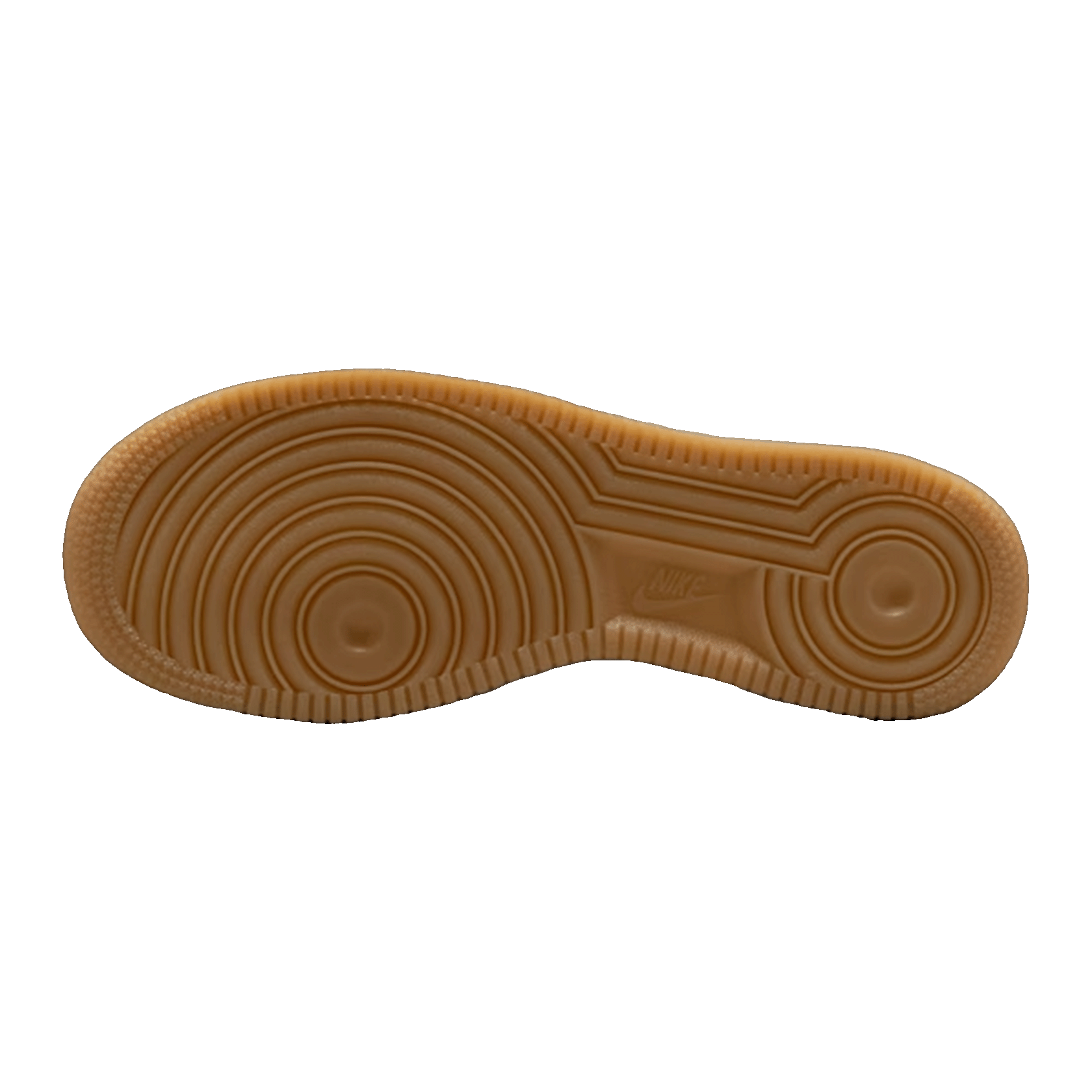 Nike Air Force 1 Low White Gum Light Brown Blue Beyond (GS) Sohle
