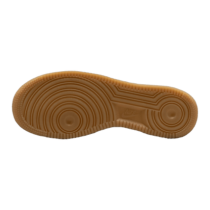 Nike Air Force 1 Low White Gum Light Brown Blue Beyond (GS) Sohle