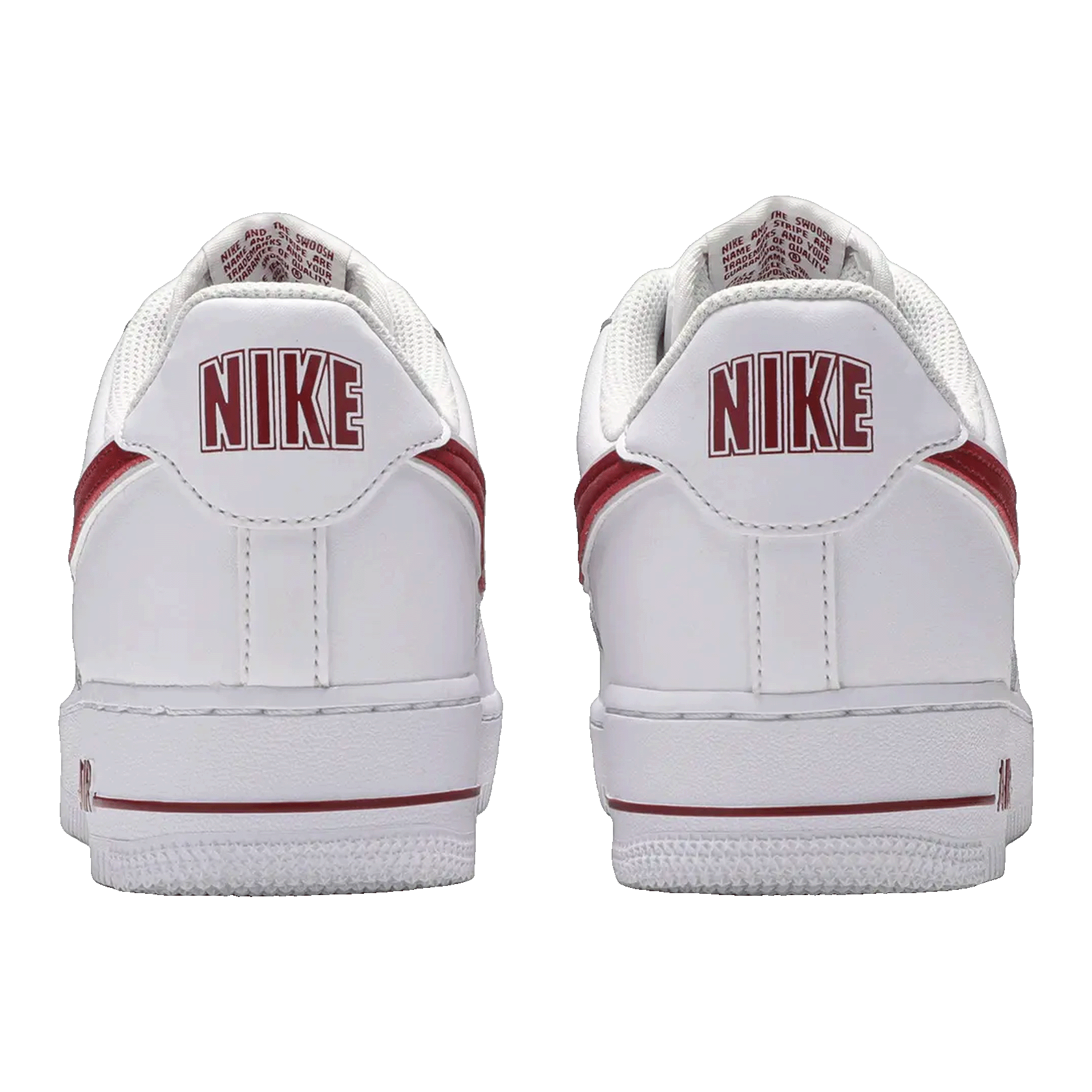 Nike Air Force 1 Low White Gym Red Back