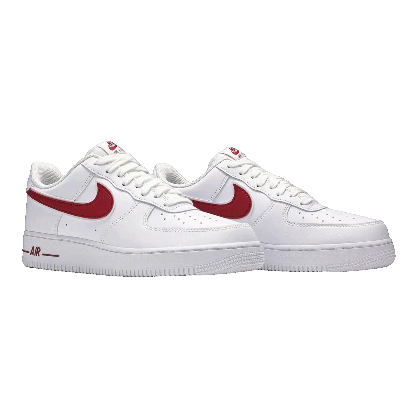 Nike Air Force 1 Low White Gym Red Side