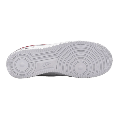 Nike Air Force 1 Low White Gym Red Sohle