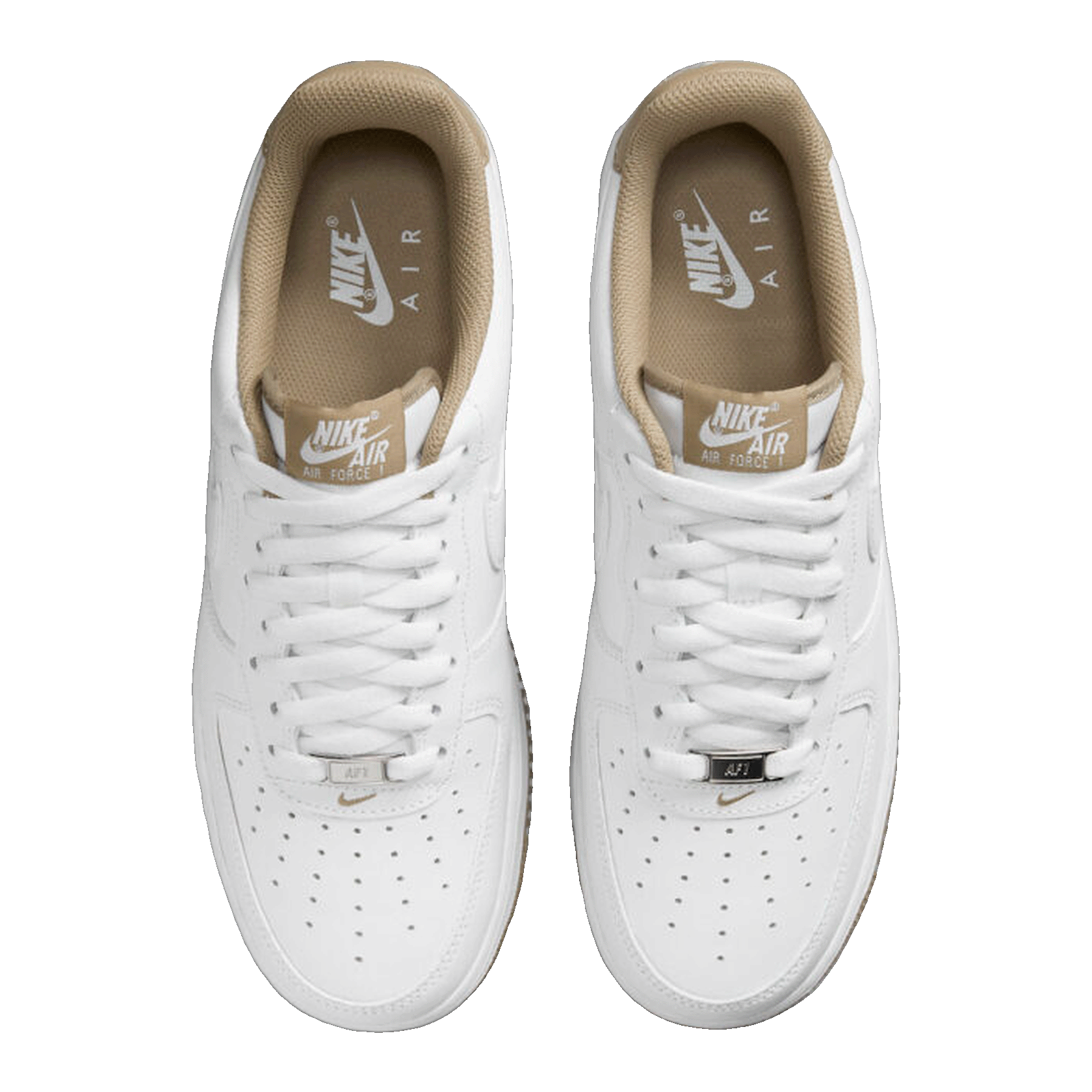 Nike Air Force 1 Low White Khaki (2022) Oben