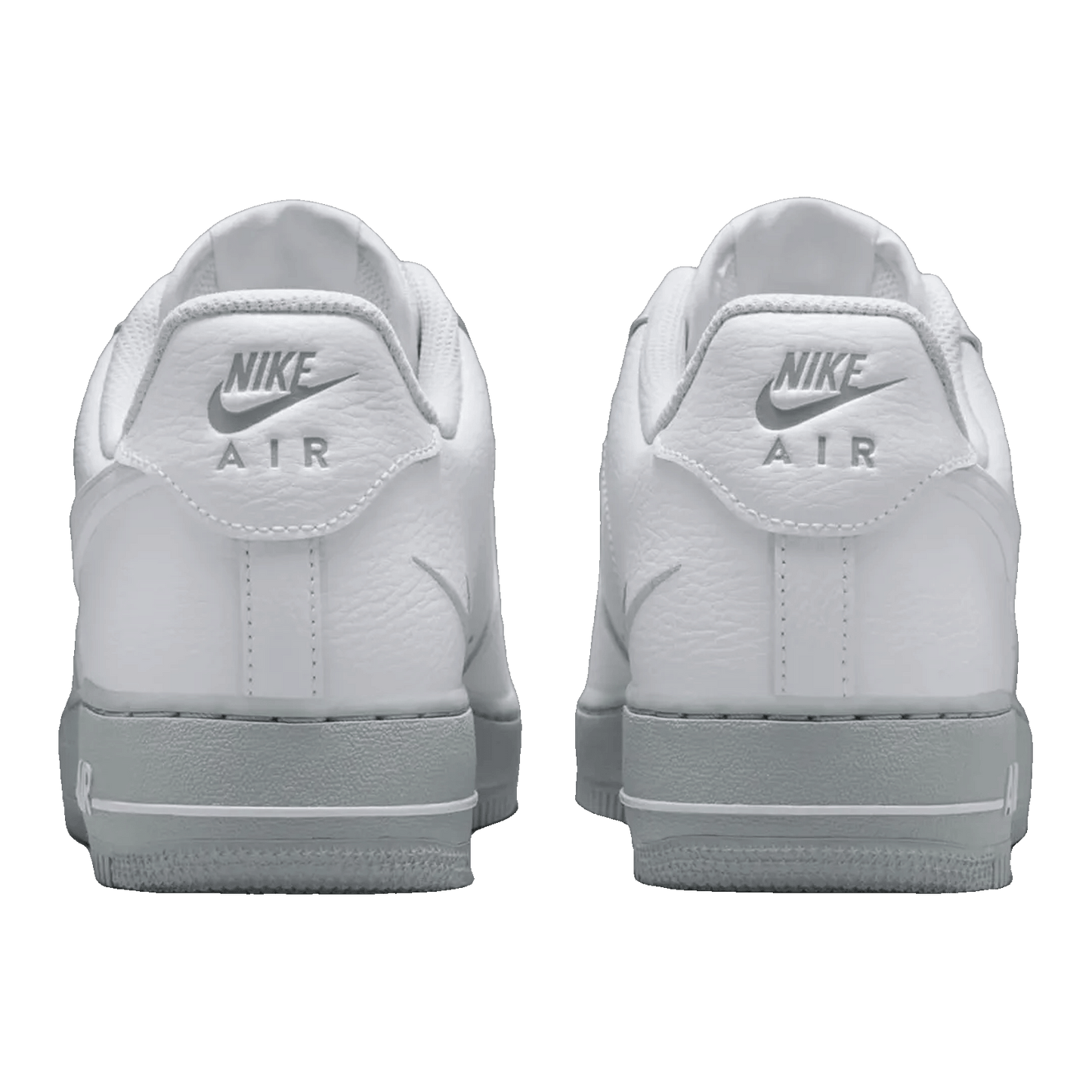 Nike Air Force 1 Low White Light Smoke Grey Sole Back
