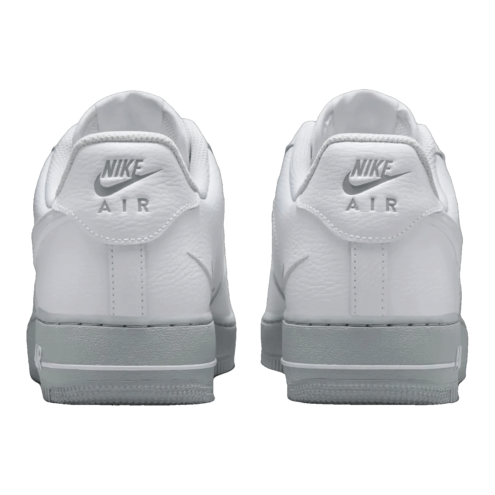 Nike Air Force 1 Low White Light Smoke Grey Sole Back