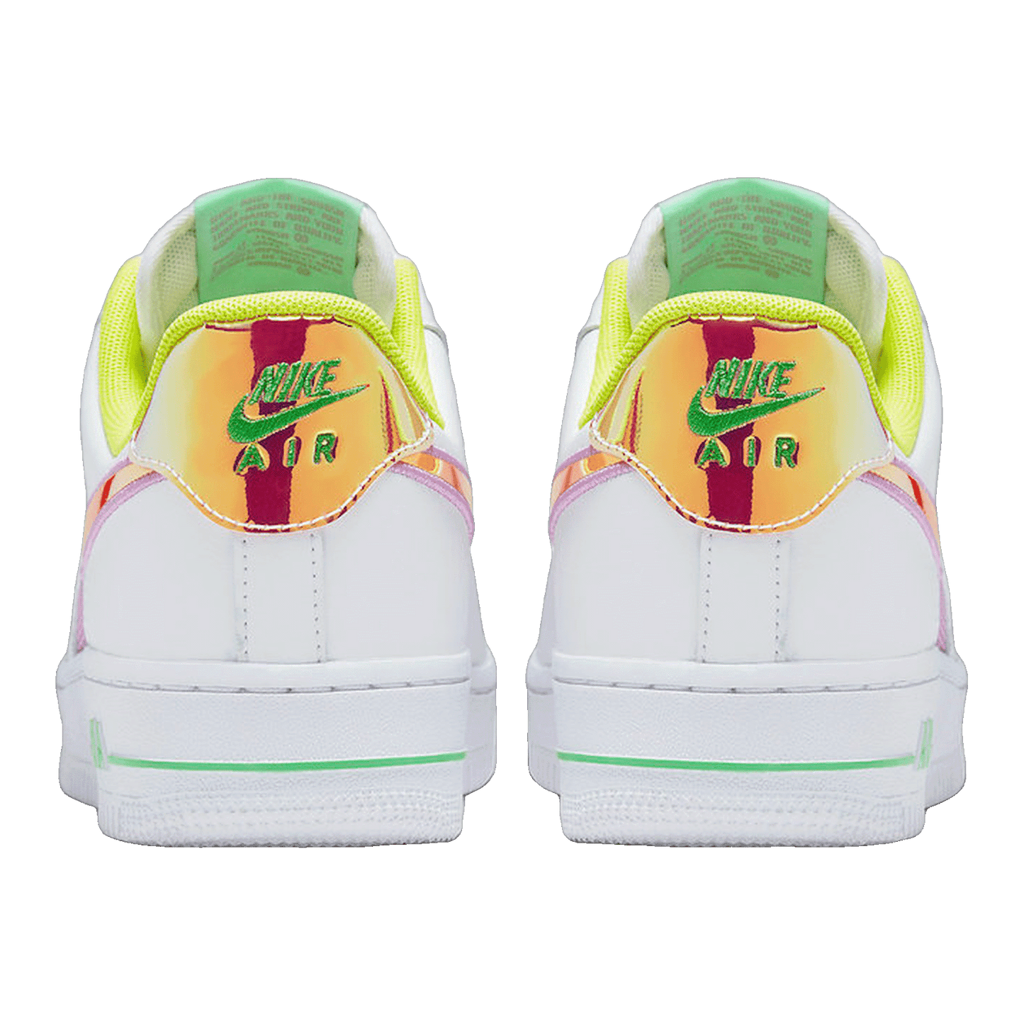 Nike Air Force 1 Low White Multi Pastel (W) Back