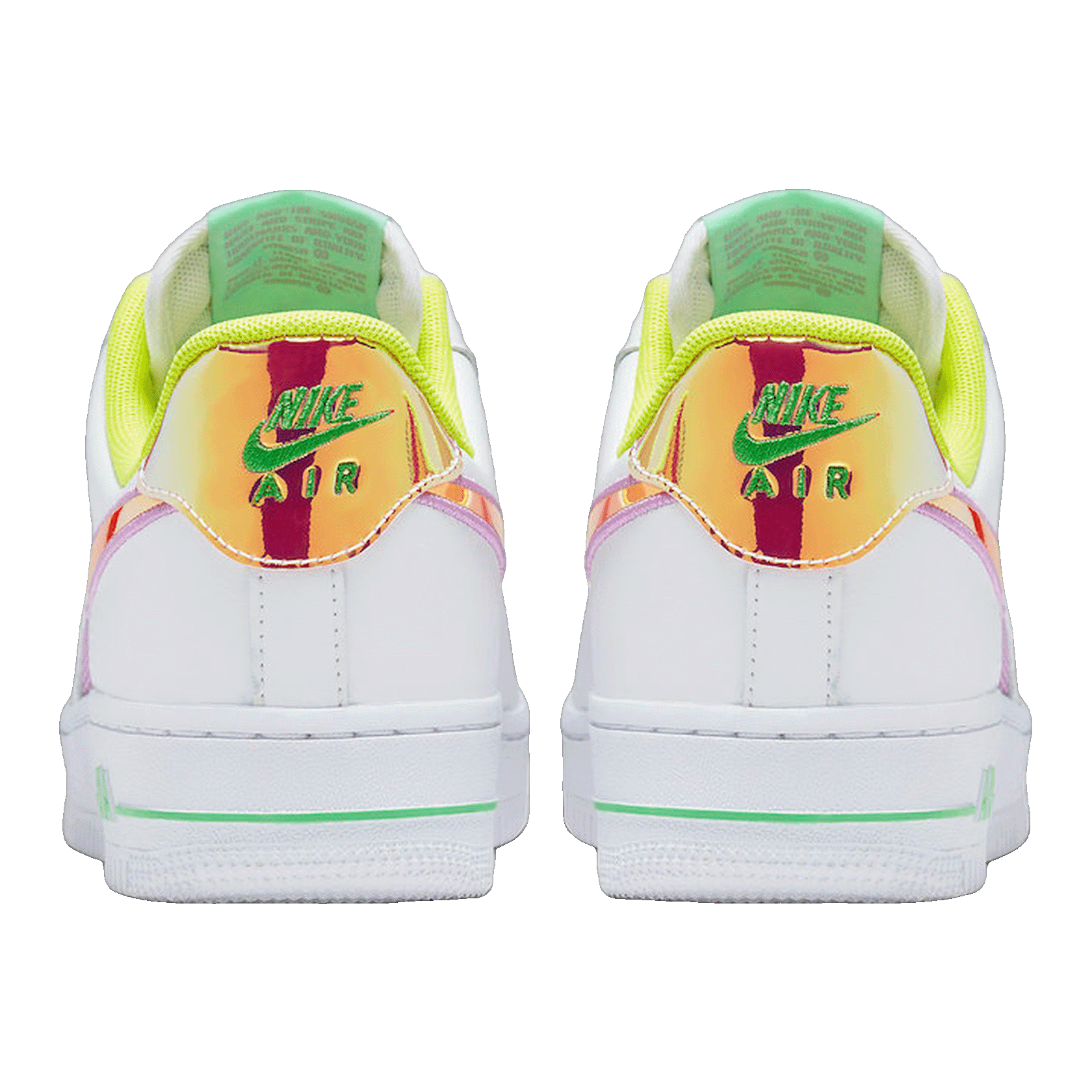 Nike Air Force 1 Low White Multi Pastel (W) Back