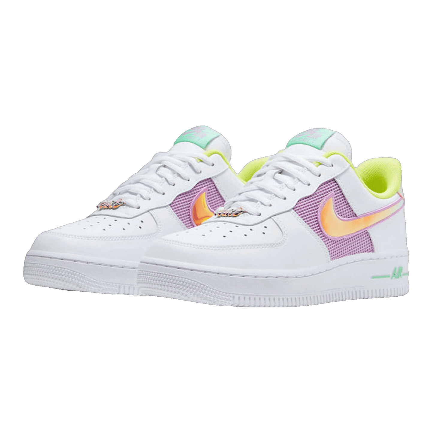 Nike Air Force 1 Low White Multi Pastel (W) Side