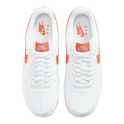 Nike Air Force 1 Low White Orange (2021) Oben