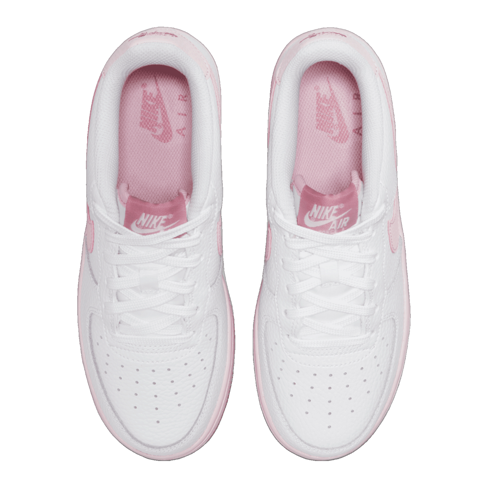 Nike Air Force 1 Low White Pink (GS) Oben
