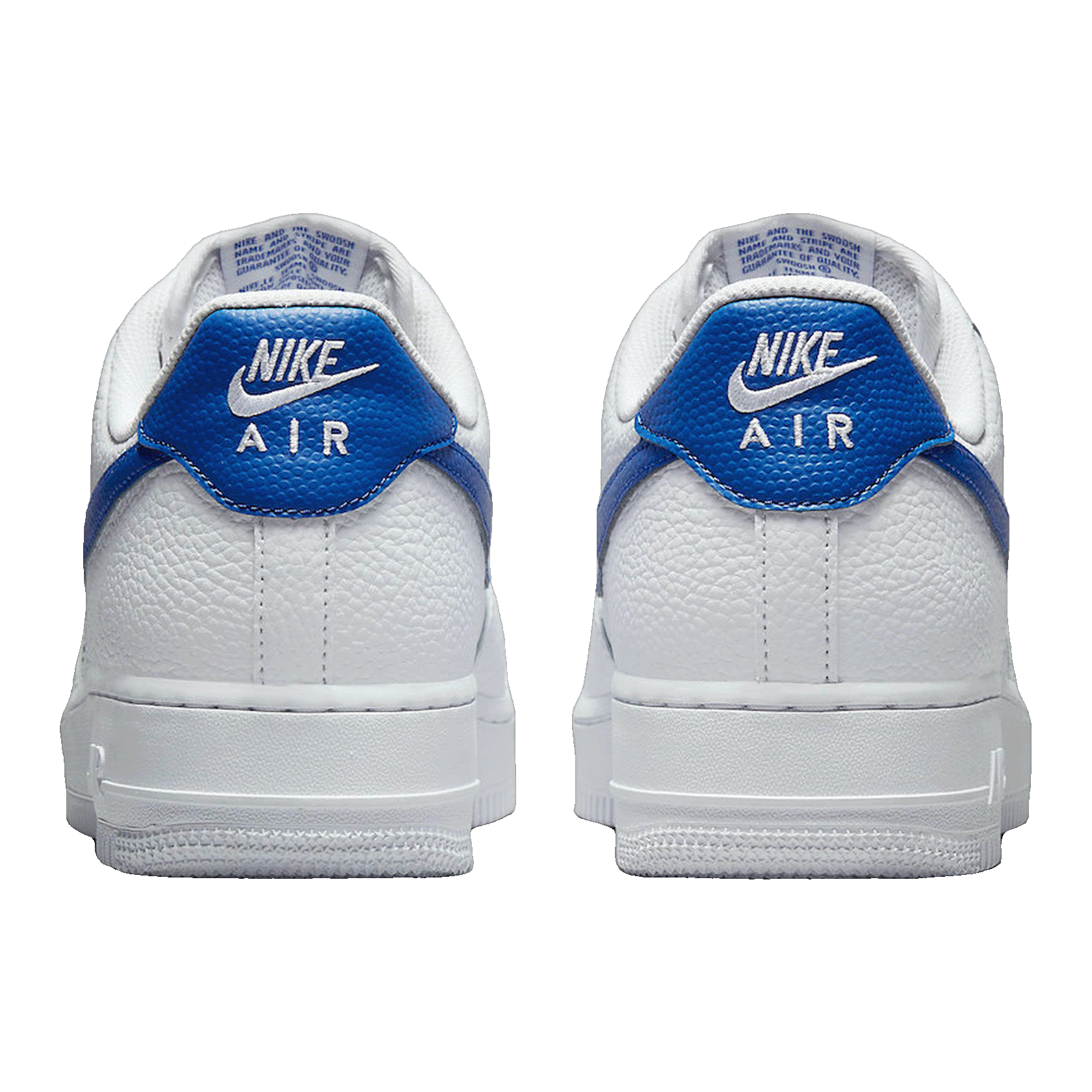 Nike Air Force 1 Low White Royal Blue Back