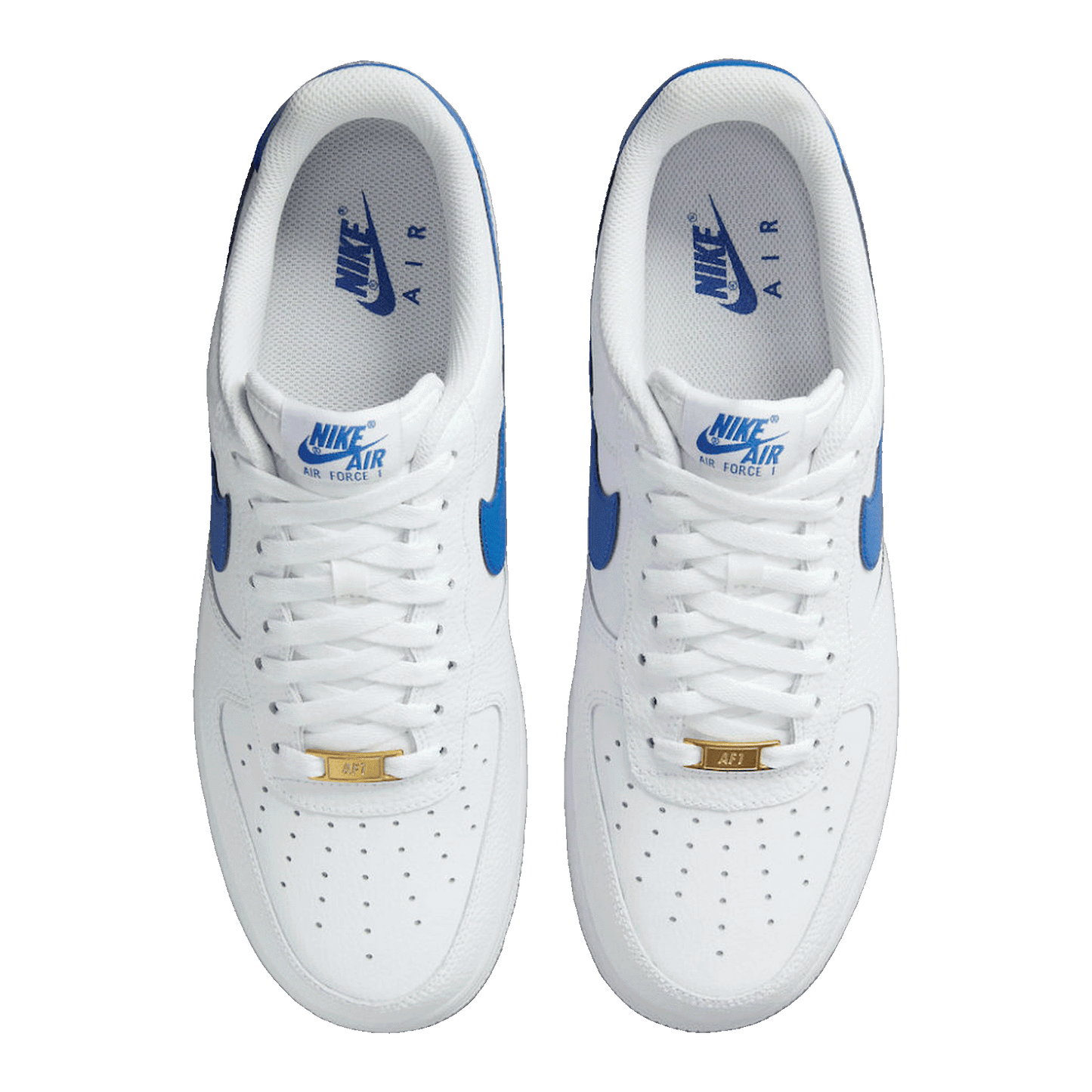 Nike Air Force 1 Low White Royal Blue Oben