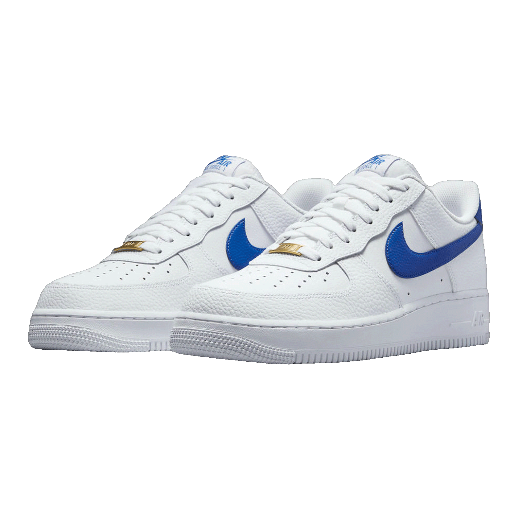 Nike Air Force 1 Low White Royal Blue Side