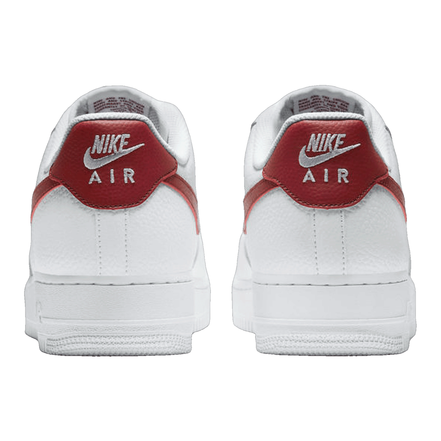 Nike Air Force 1 Low White Team Red Back