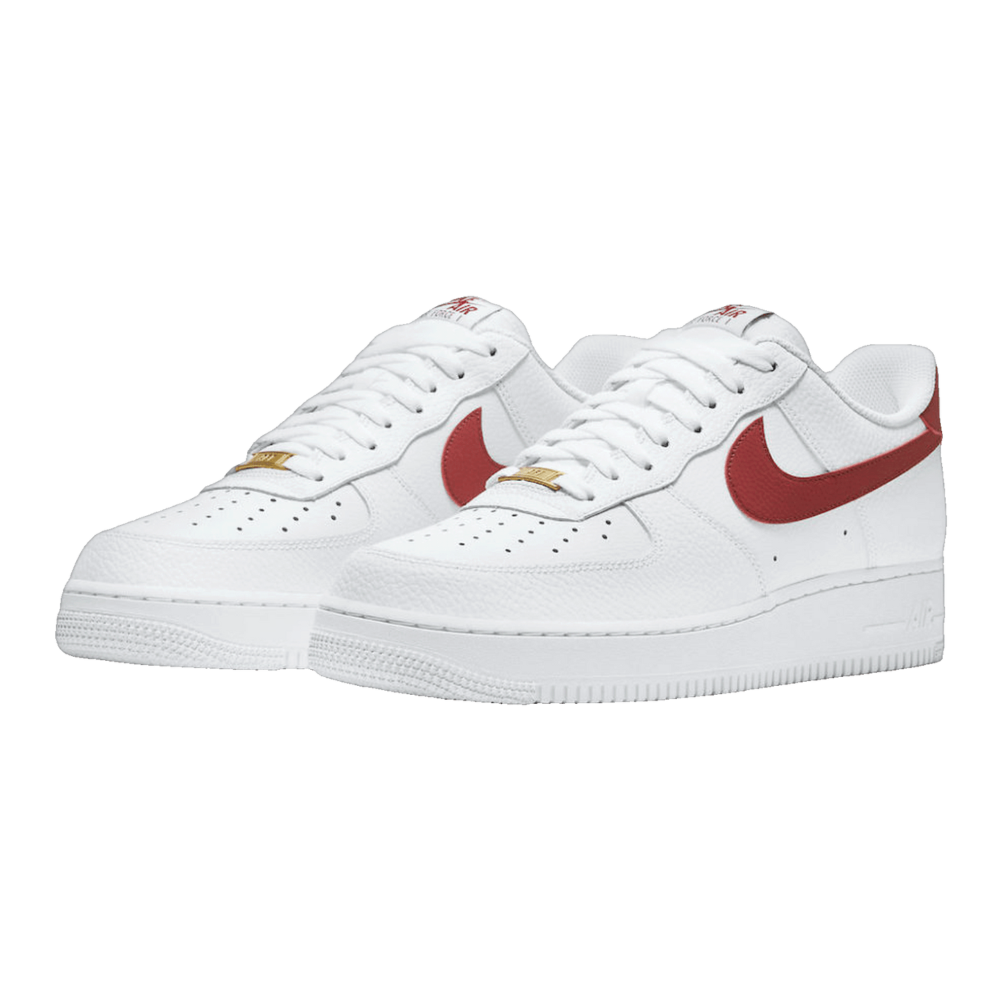 Nike Air Force 1 Low White Team Red Side