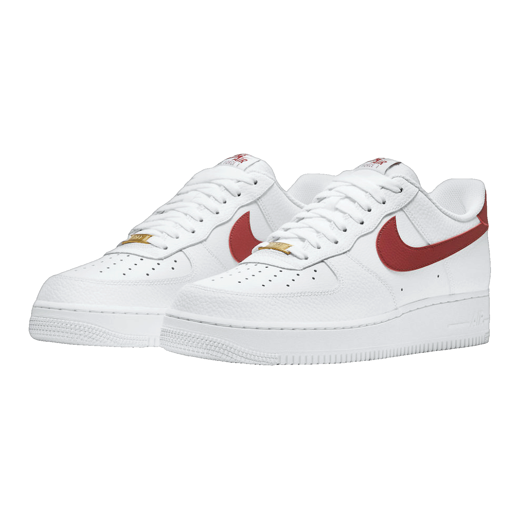 Nike Air Force 1 Low White Team Red Side