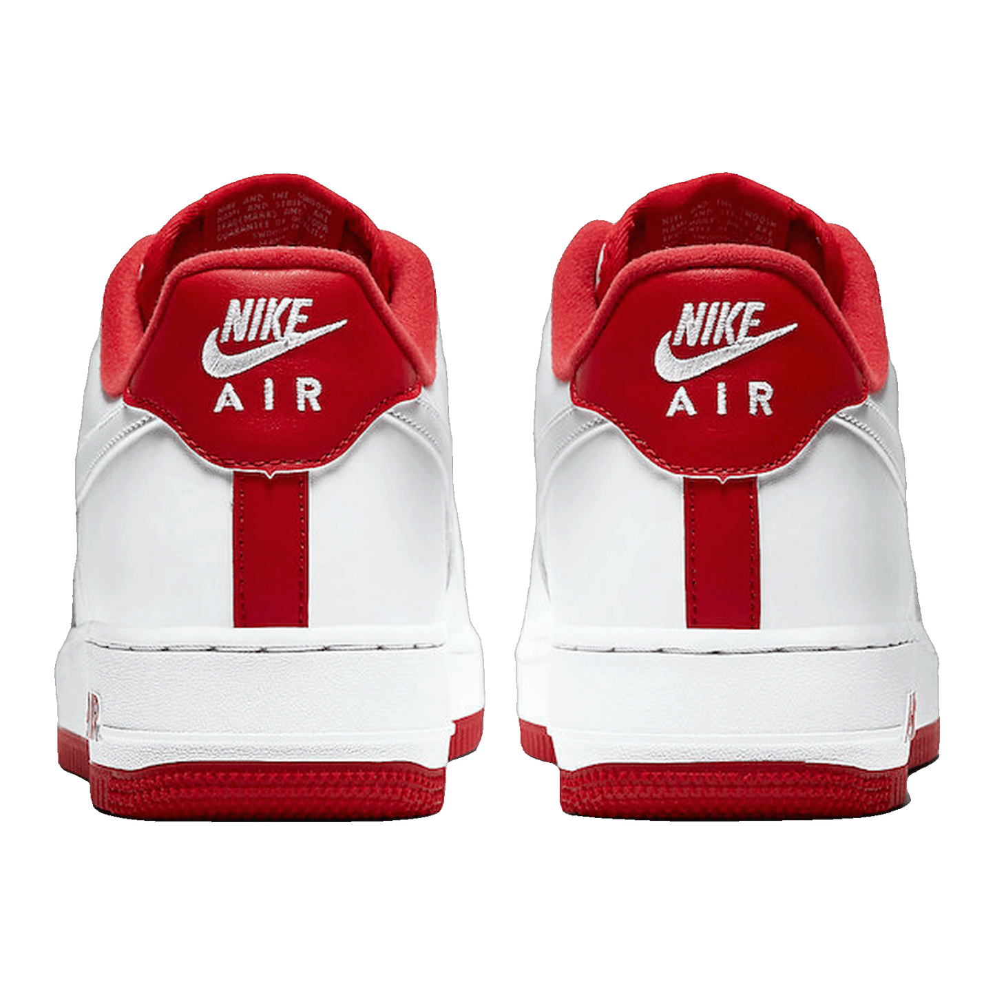 Nike Air Force 1 Low White University Red Back