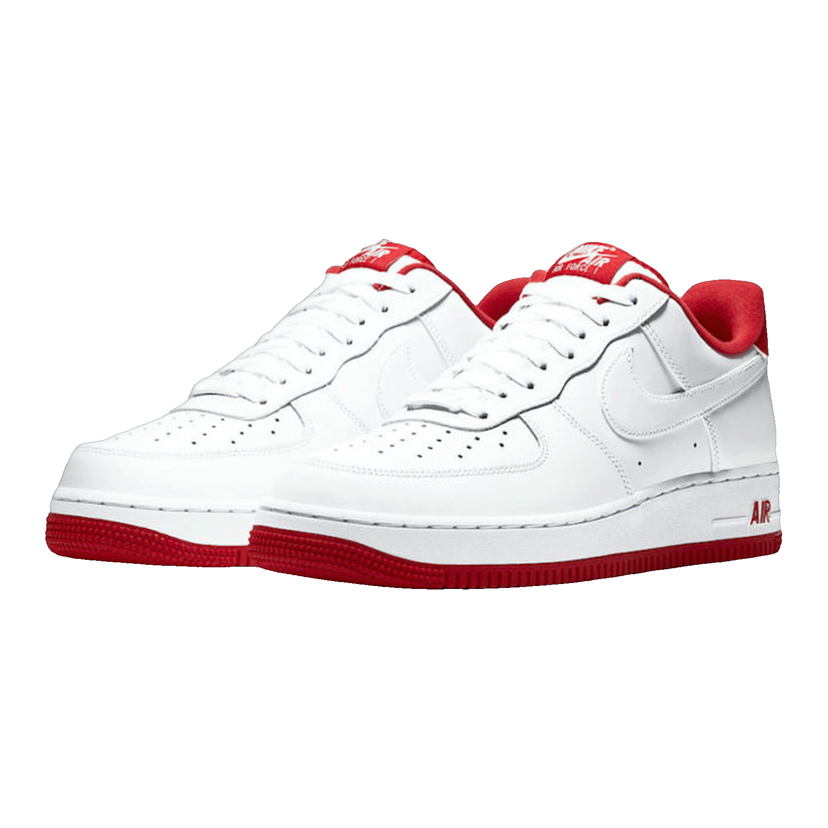 Nike Air Force 1 Low White University Red Side