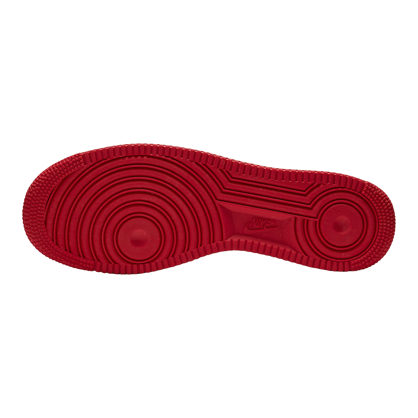 Nike Air Force 1 Low White University Red Sohle