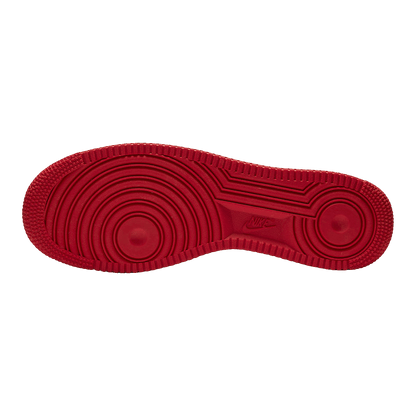 Nike Air Force 1 Low White University Red Sohle