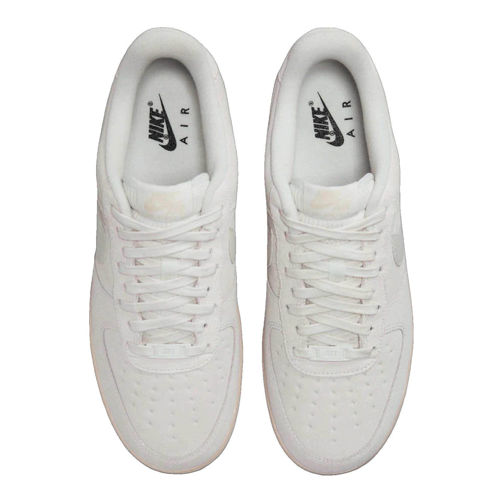 Nike Air Force 1 Low Winter Premium Summit White Suede Oben