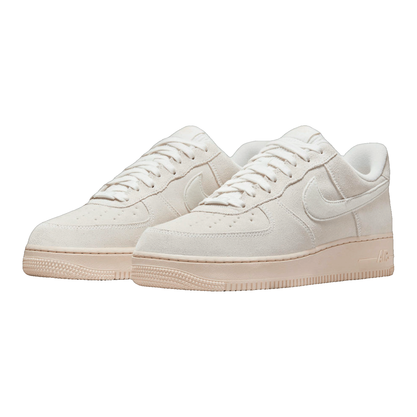 Nike Air Force 1 Low Winter Premium Summit White Suede Side