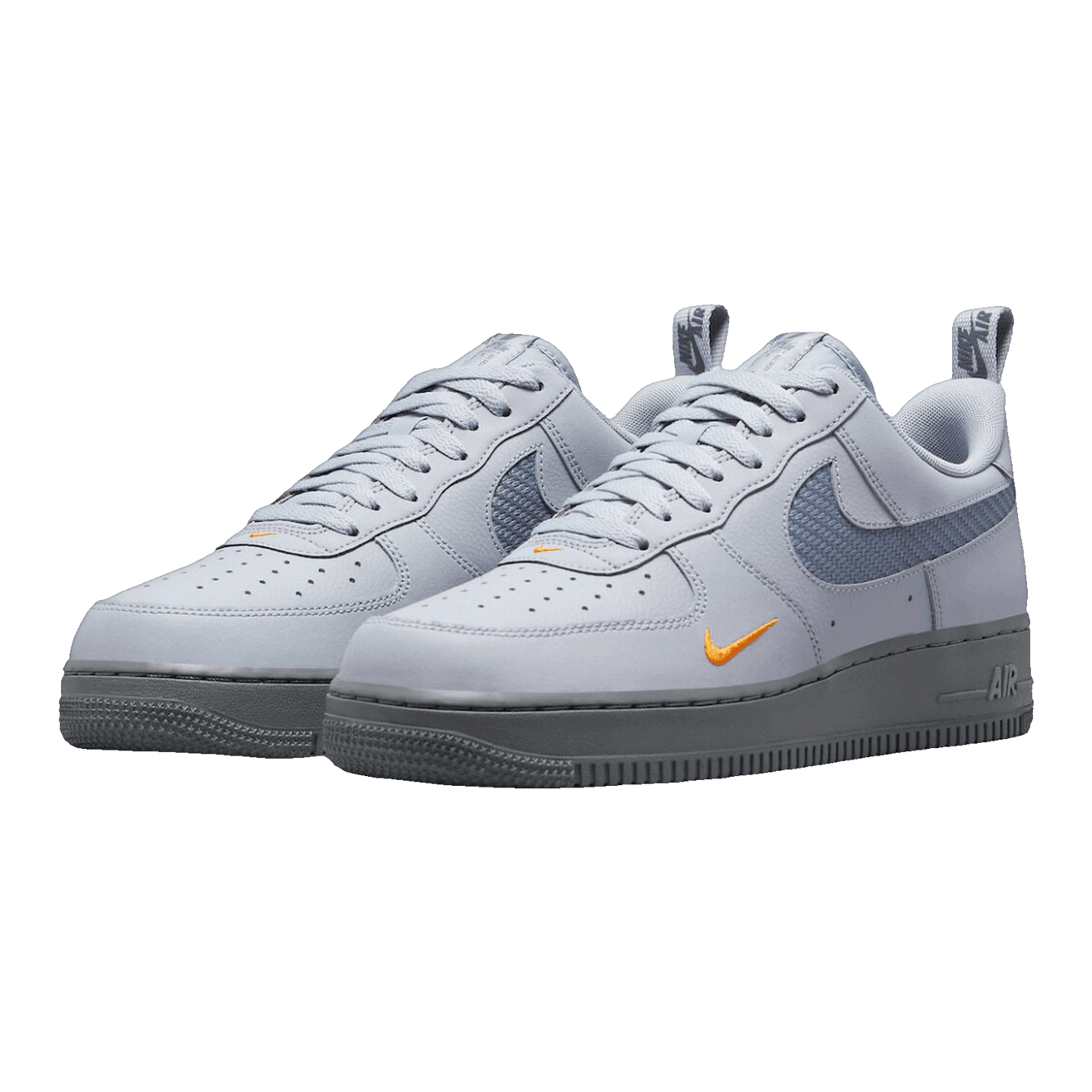 Nike Air Force 1 Low Wolf Grey Kumquat Side