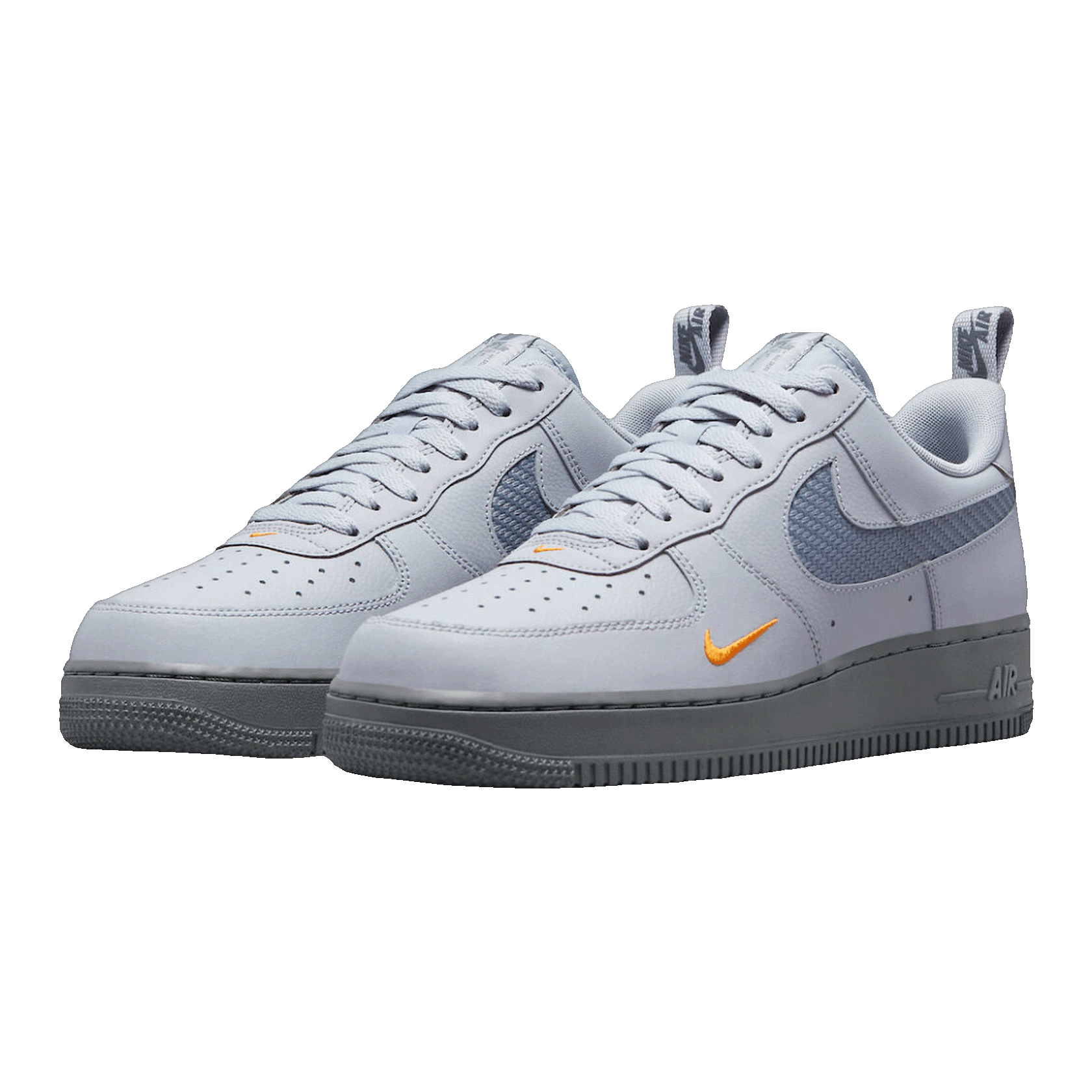 Nike Air Force 1 Low Wolf Grey Kumquat Side