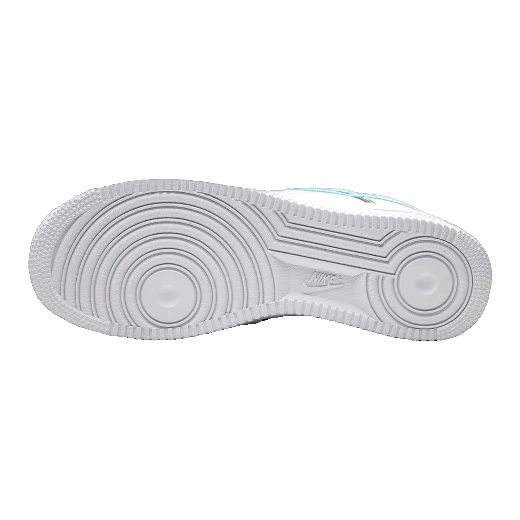 Nike Air Force 1 Low Worldwide White Blue Fury Volt Sohle