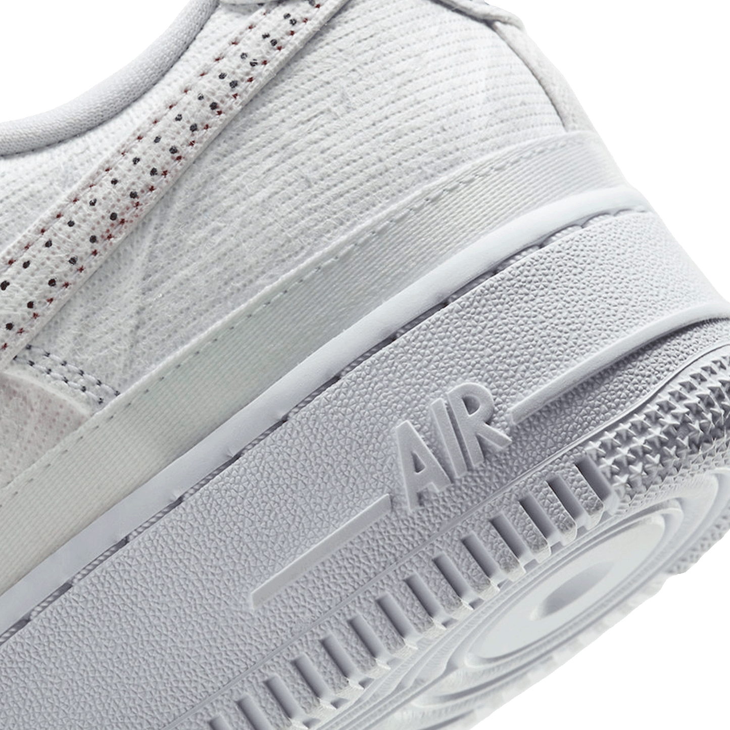 Nike Air Force 1 LX Tear Away Red Swoosh (W) Back 2
