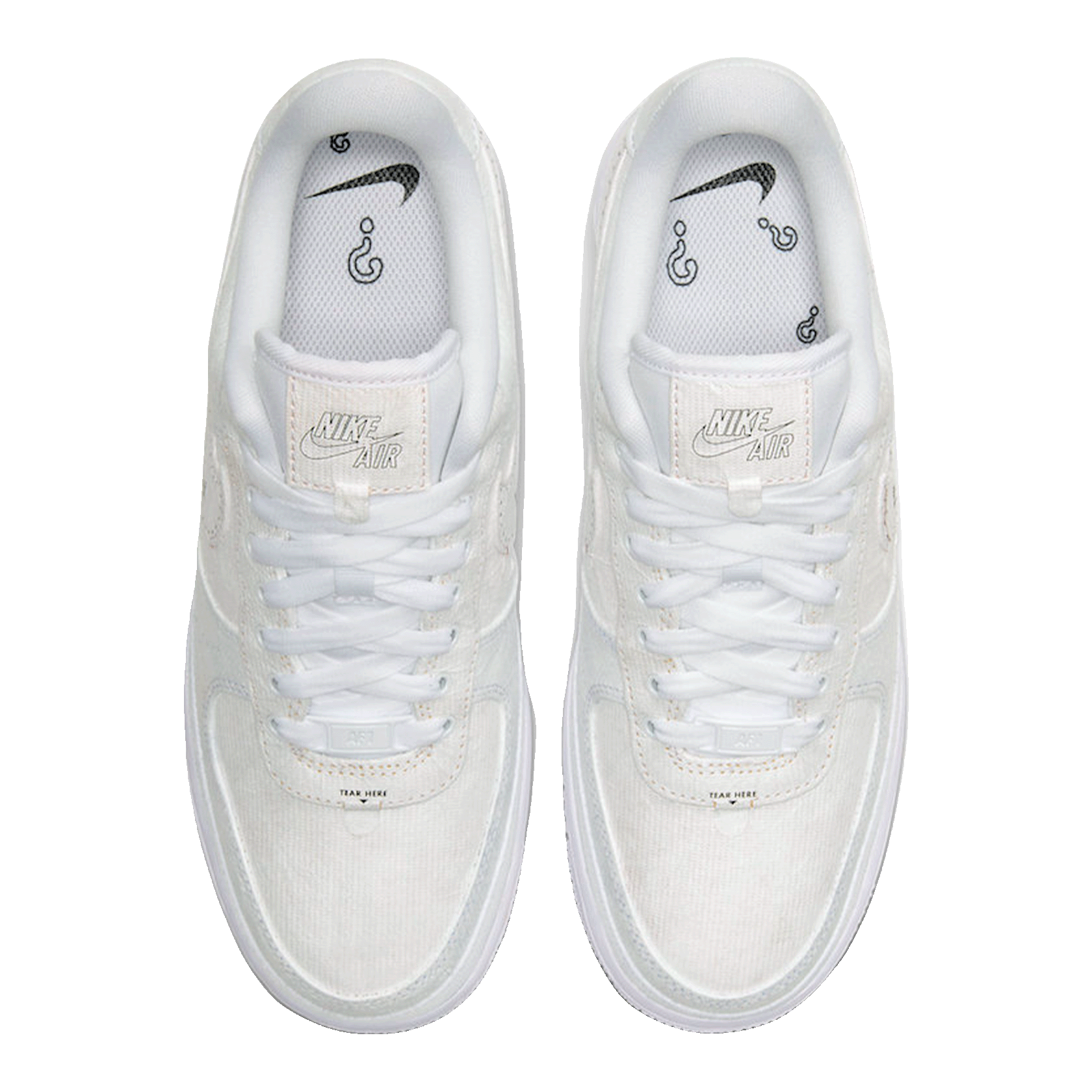 Nike Air Force 1 LX Tear Away Red Swoosh (W) Oben