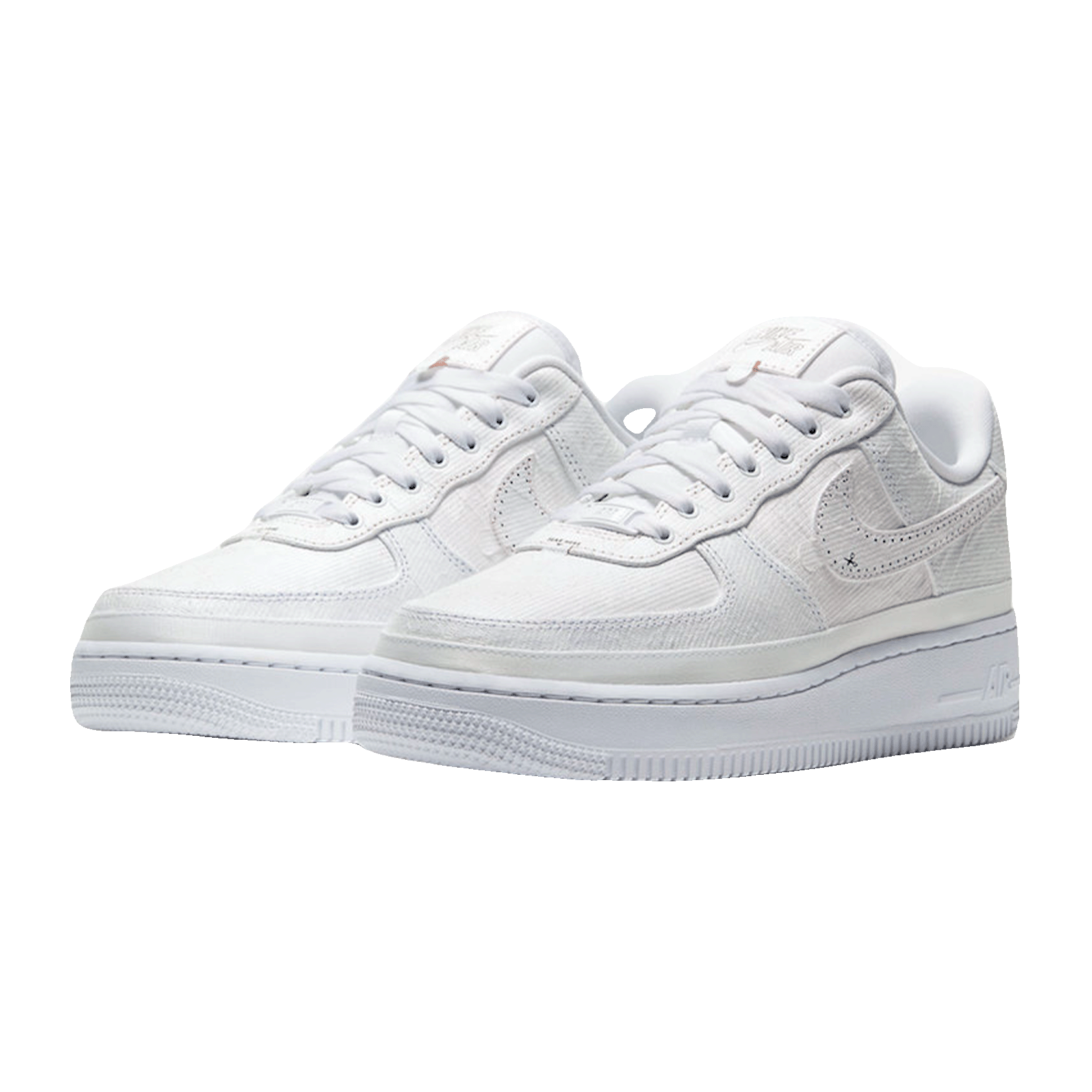 Nike Air Force 1 LX Tear Away Red Swoosh (W) Side