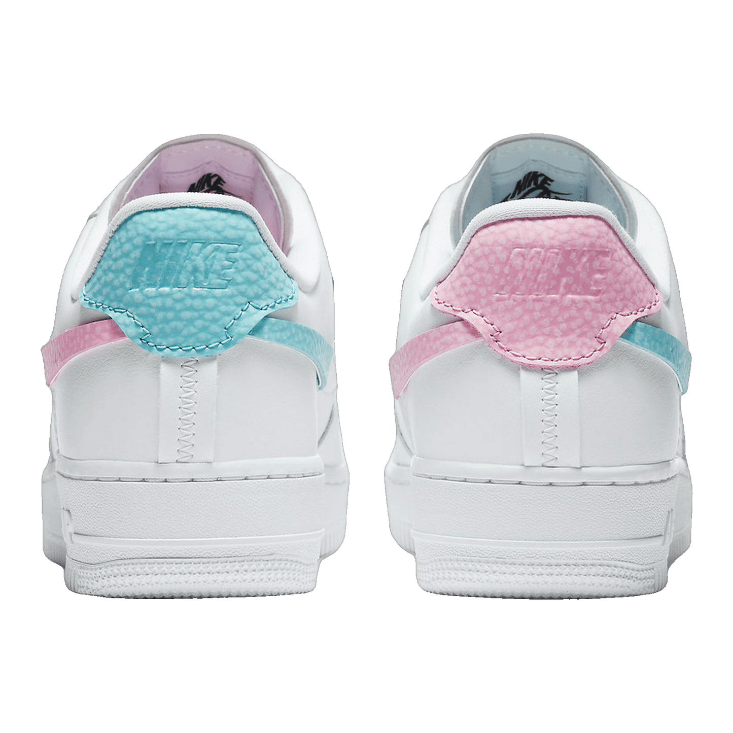 Nike Air Force 1 LXX White Pink Aqua (W) Back