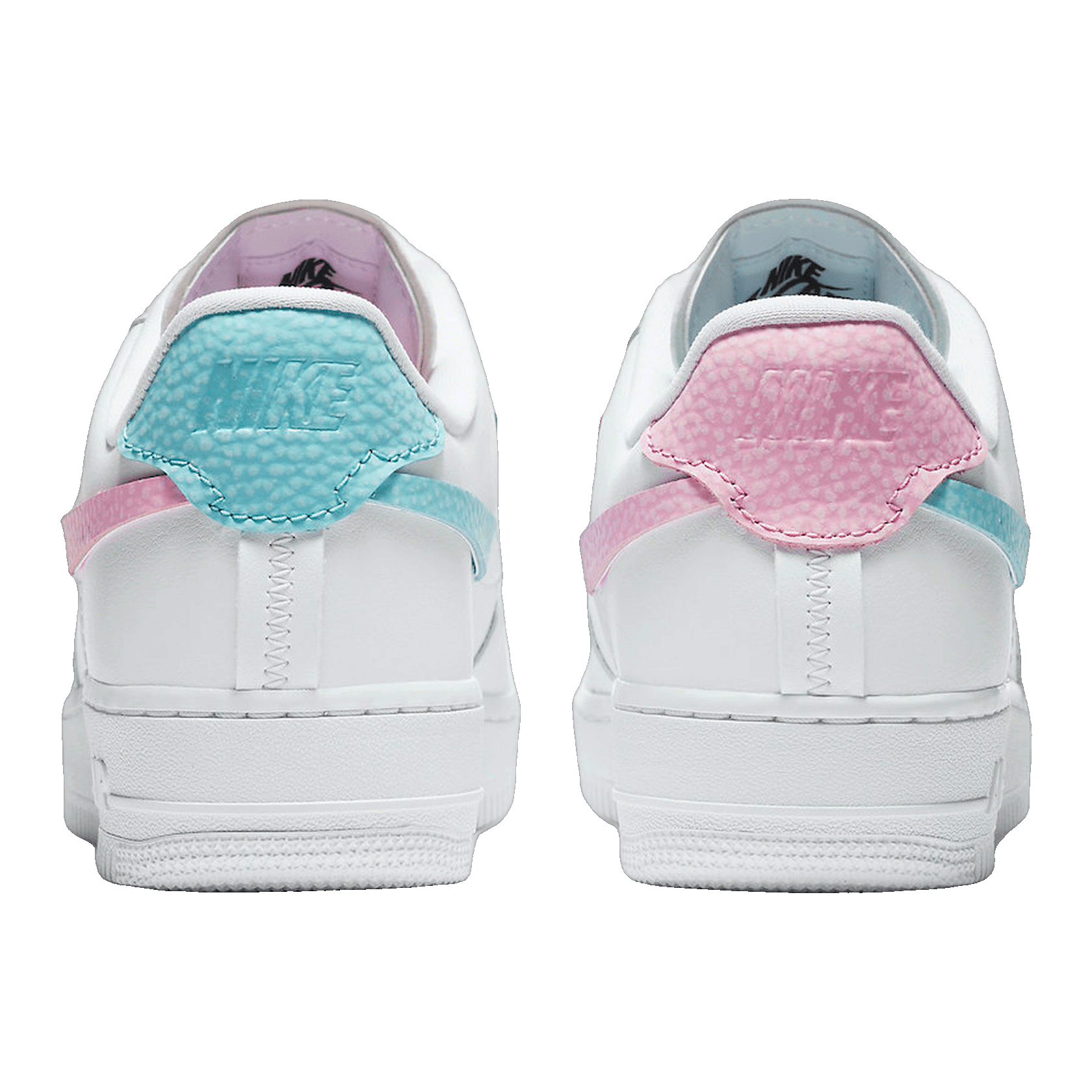 Nike Air Force 1 LXX White Pink Aqua (W) Back