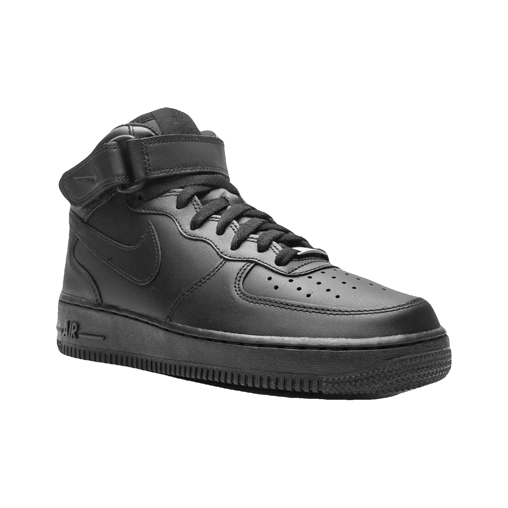 Nike Air Force 1 Mid '07 Black Side
