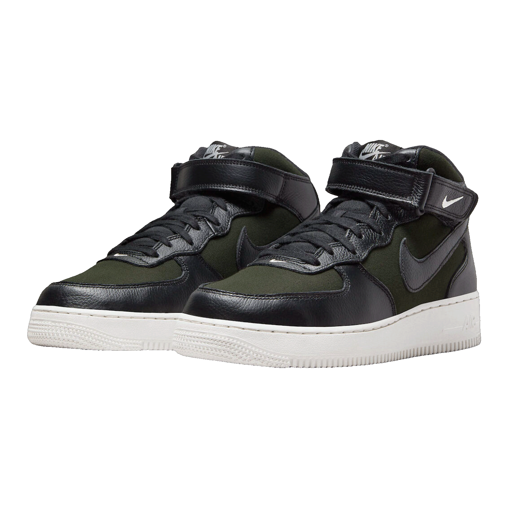 Nike Air Force 1 Mid '07 Black Sequoia Side