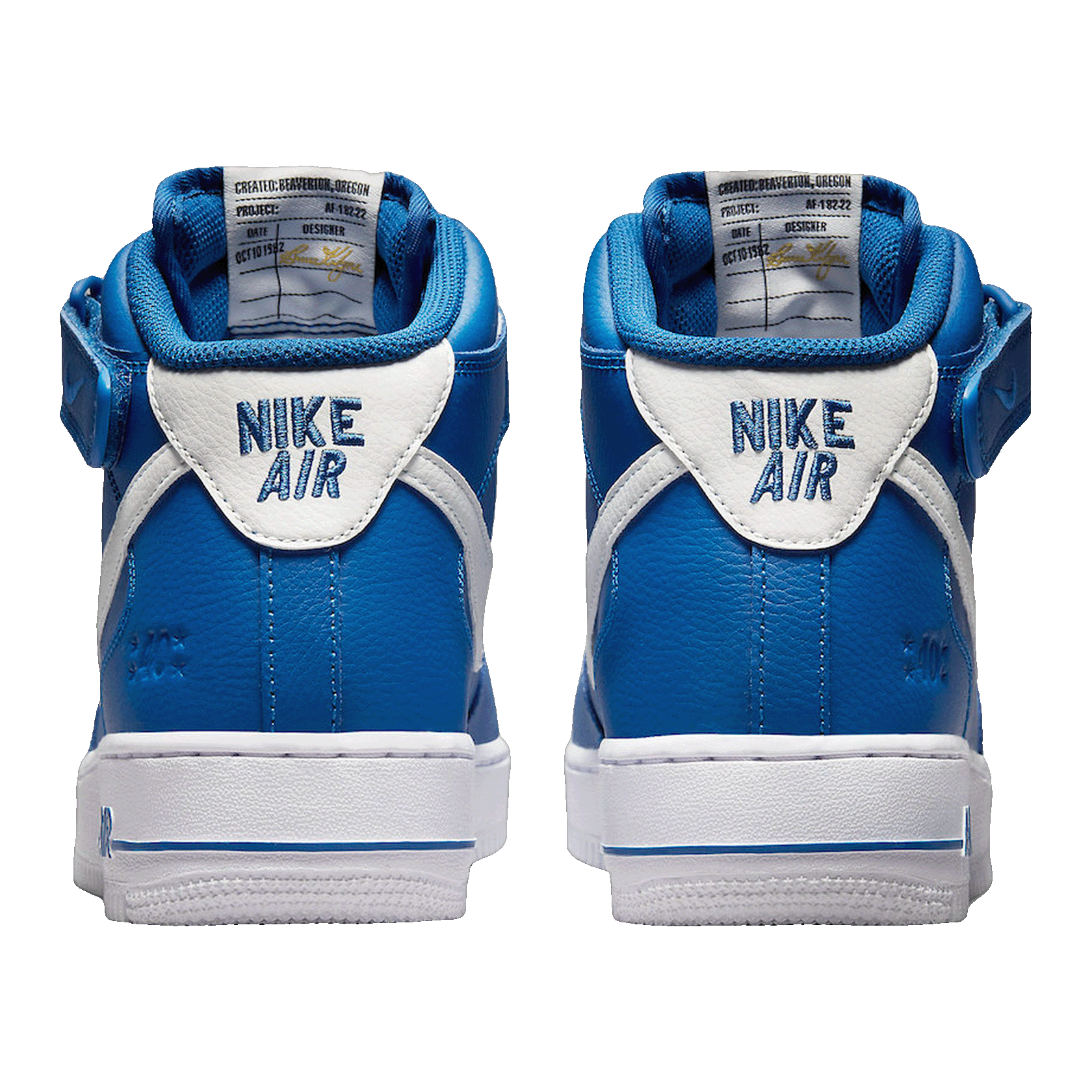 Nike Air Force 1 Mid '07 LV8 40th Anniversary Blue Jay Back