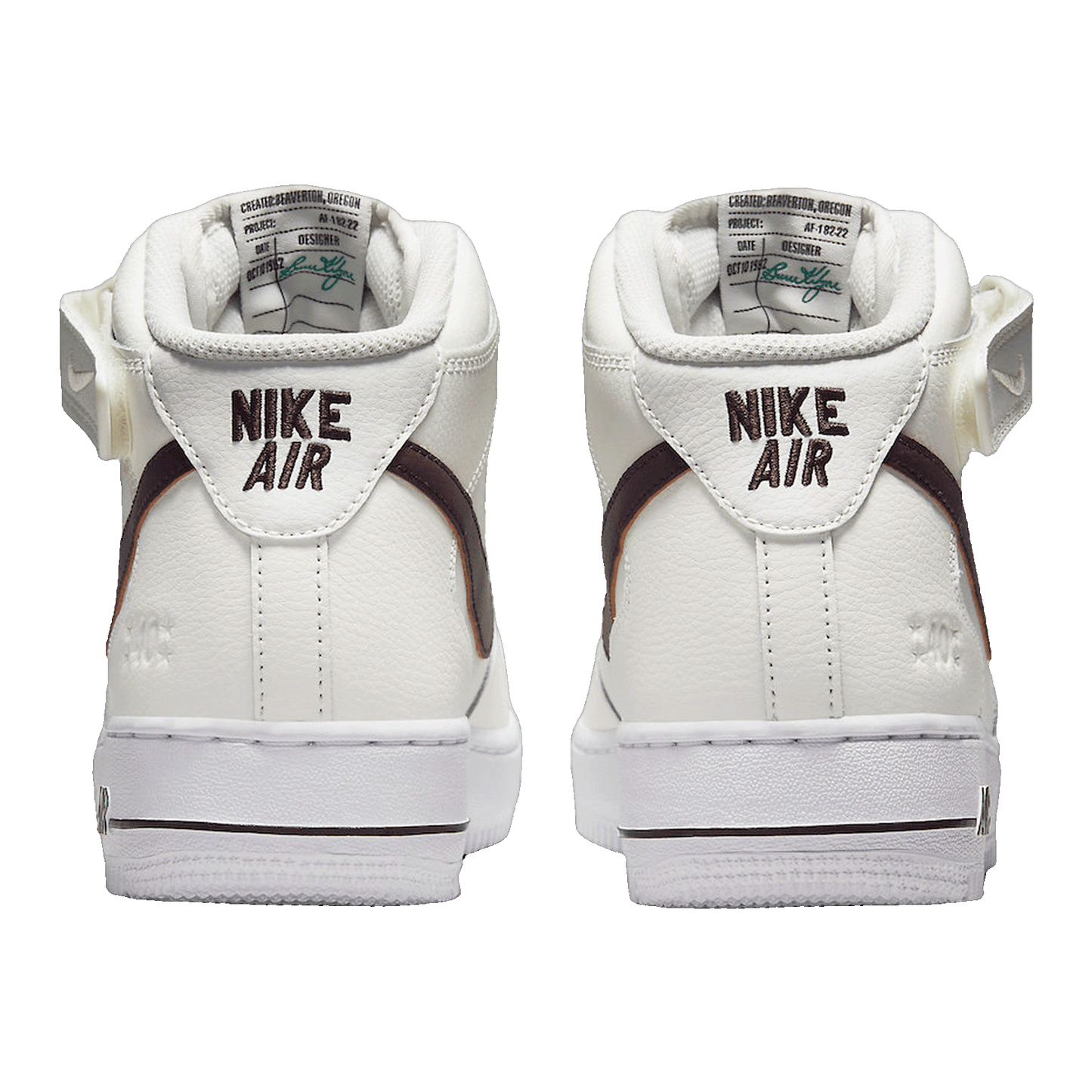 Nike Air Force 1 Mid '07 LV8 40th Anniversary Sail Brown Basalt Back