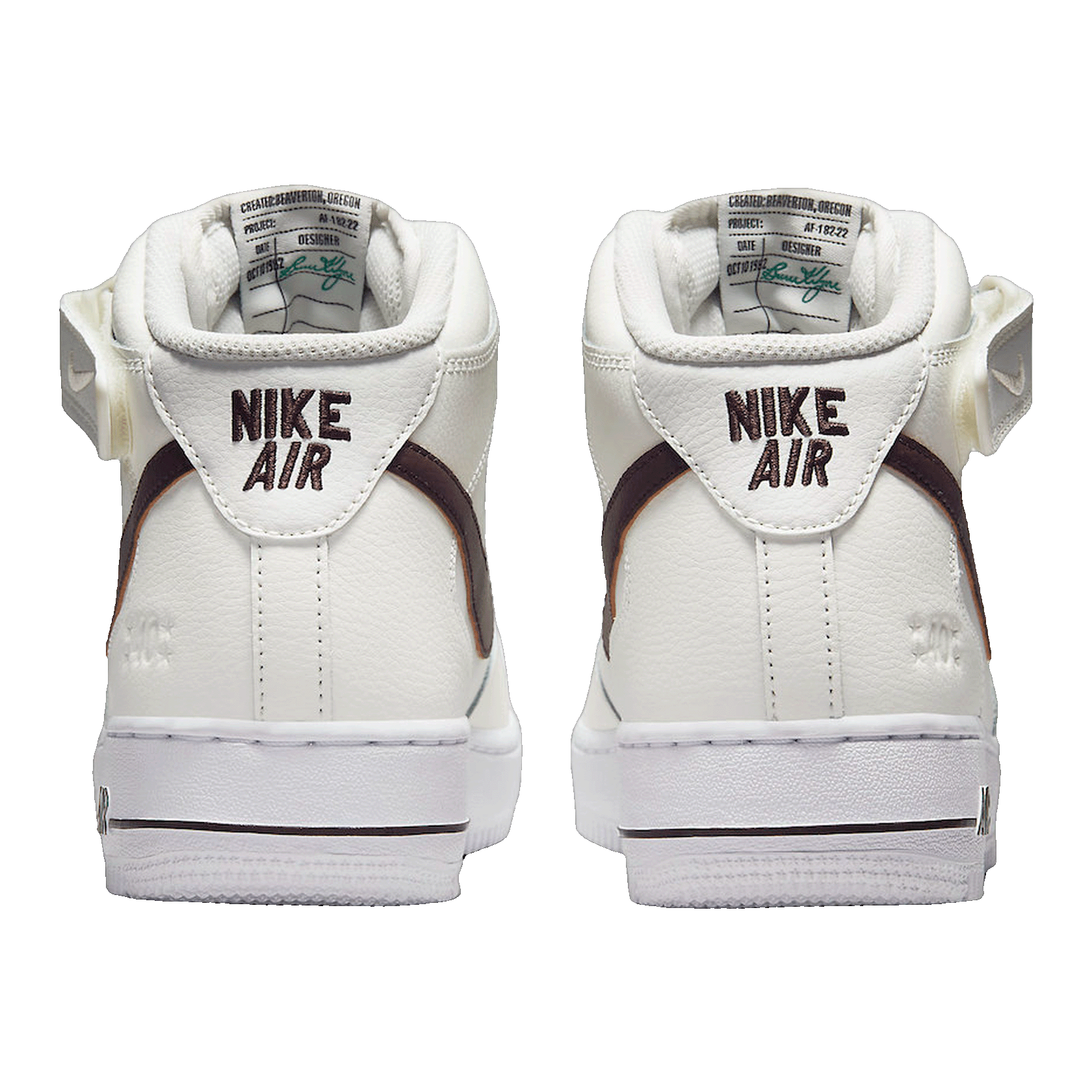 Nike Air Force 1 Mid '07 LV8 40th Anniversary Sail Brown Basalt Back