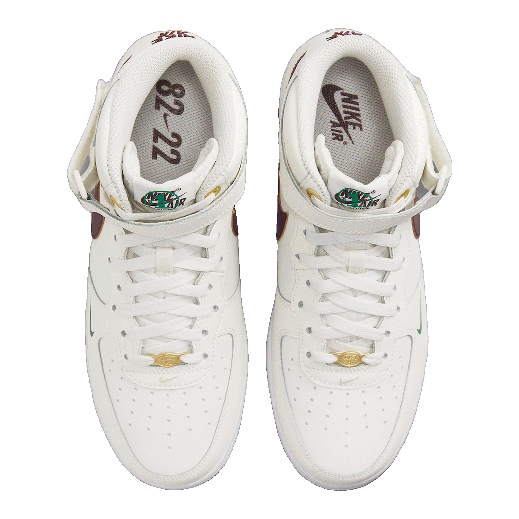 Nike Air Force 1 Mid '07 LV8 40th Anniversary Sail Brown Basalt Oben