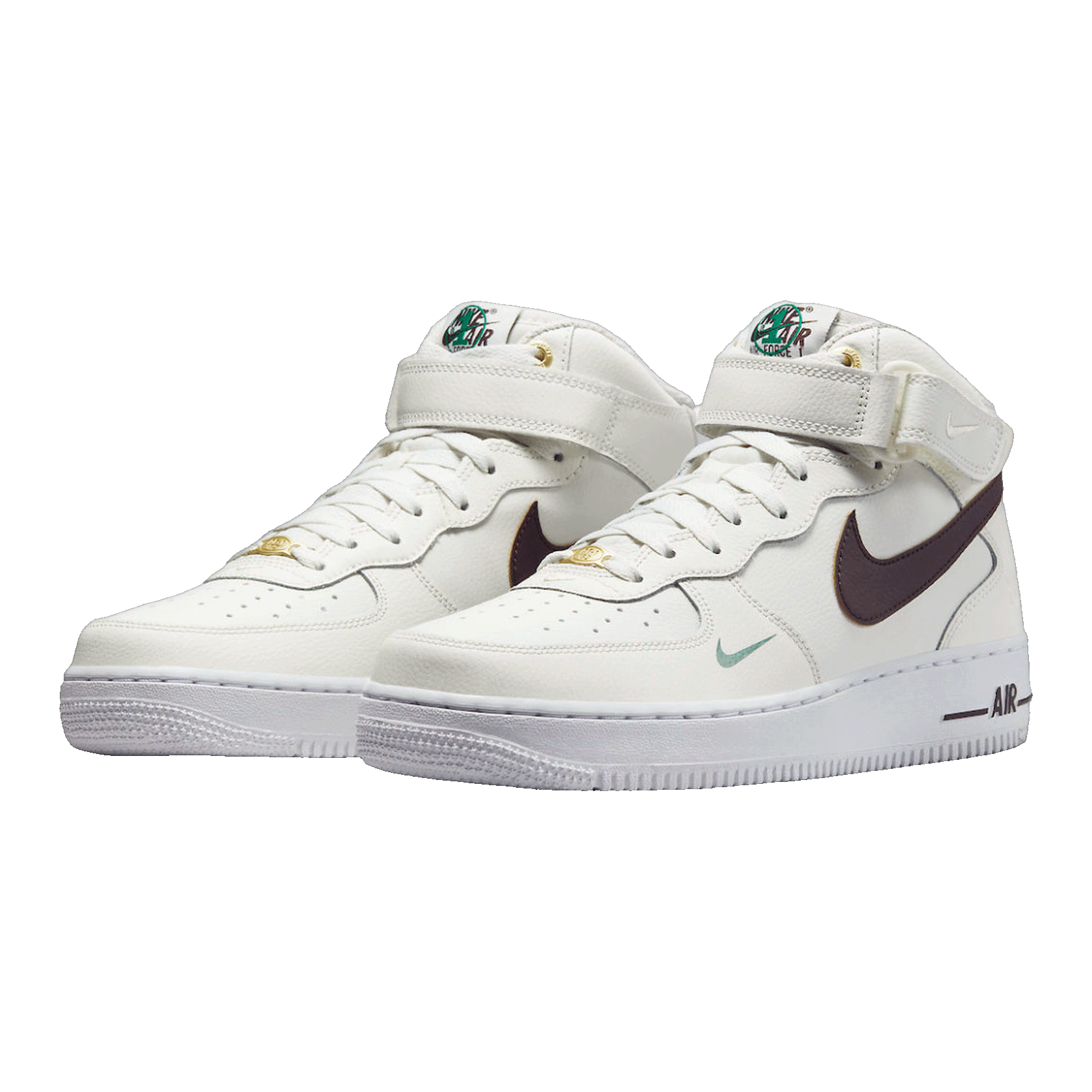 Nike Air Force 1 Mid '07 LV8 40th Anniversary Sail Brown Basalt Side