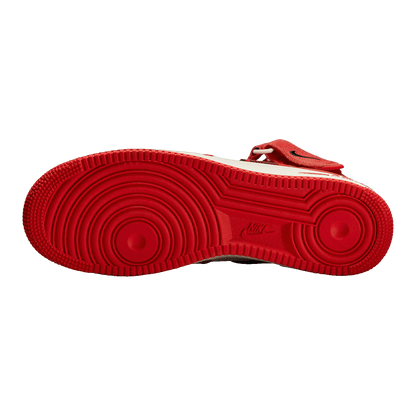 Nike Air Force 1 Mid '07 LX Plaid Cream Red Sohle