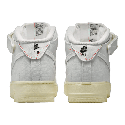 Nike Air Force 1 Mid '07 Summit White Canvas (W) Back