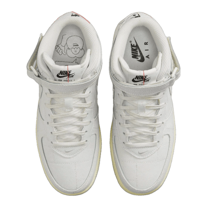 Nike Air Force 1 Mid '07 Summit White Canvas (W) Oben