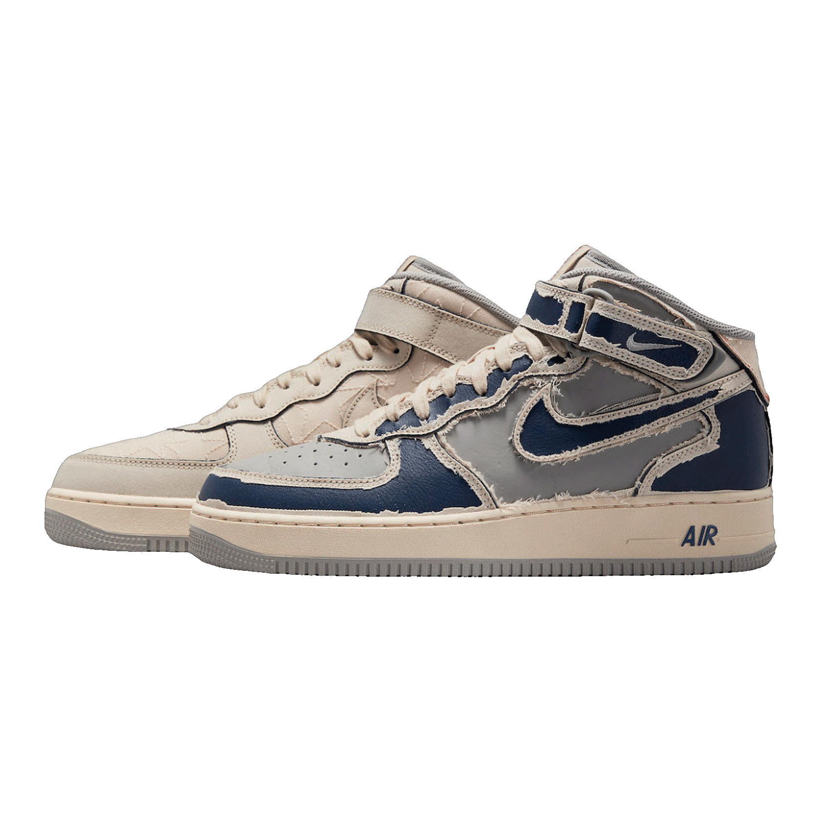 Nike Air Force 1 Mid '07 Tear Away Pearl White Detail