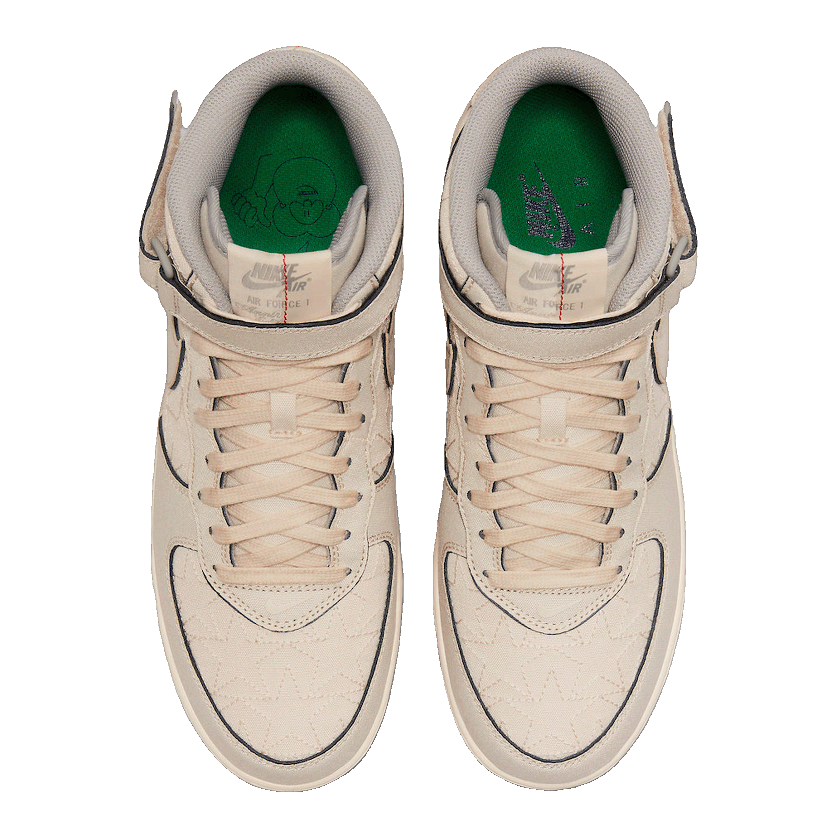 Nike Air Force 1 Mid '07 Tear Away Pearl White Oben